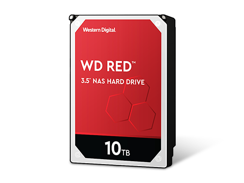 WD Red 10TB NAS Hard Disk Drive 5400 RPM Class SATA 6Gb/s 256MB Cache 3.5"