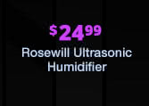 $24.99 Rosewill Ultrasonic Humidifier