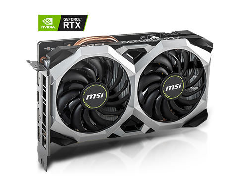 MSI GeForce RTX 2060 VENTUS XS 6G OC 6GB 192-Bit GDDR6 PCI Express 3.0 x16 HDCP Ready Video Card