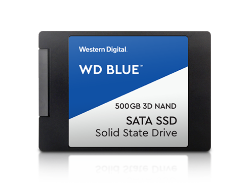 WD Blue 3D NAND 500GB SATA III 6Gb/s 2.5"/7mm Solid State Drive - WDS500G2B0A