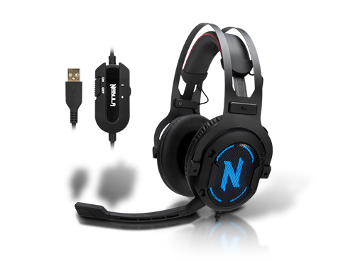 Rosewill 7.1 Surround Sound Gaming Headset, RGB Noise Isolation Headphones, Memory Foam Ear Pads and Microphone