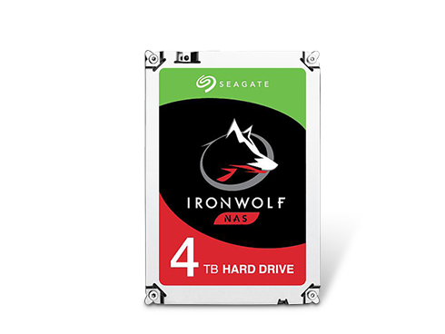 Seagate IronWolf 4TB NAS Hard Drive 5900 RPM 64MB Cache SATA 6.0Gb/s CMR 3.5" - RAID Network Attached Storage