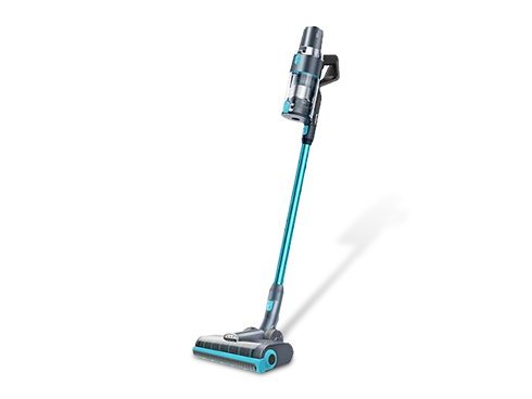JASHEN V18 Cordless Stick Vacuum Cleaner w/ LED Panel, Lake Blue