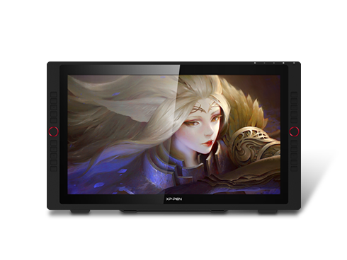XP-PEN Artist24 Pro 24" Drawing QHD 2K Monitor w/ Two Red Dial Wheels and 20 Express Keys, Supported 90% Adobe RGB