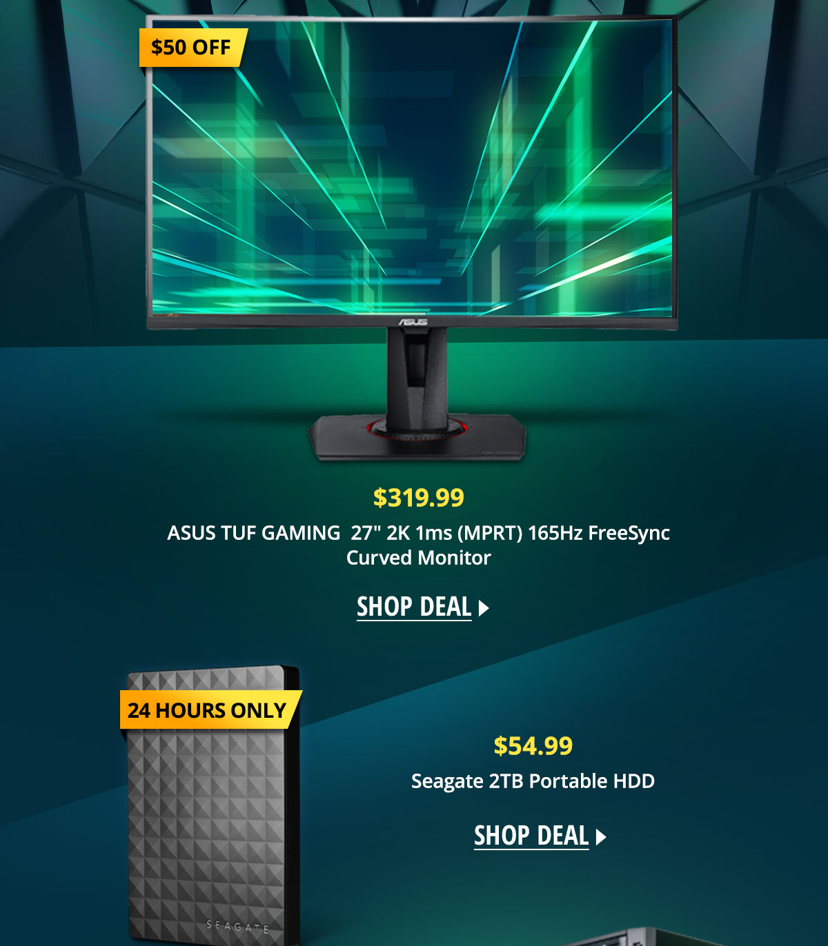 Monitors & External Storage