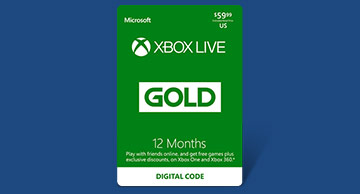 Xbox LIVE 12 Months Gold Membership US, Code