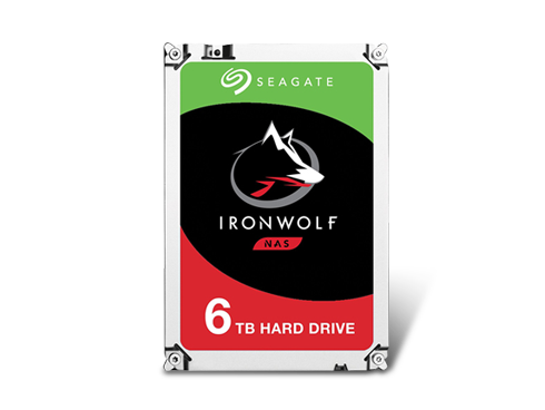 Seagate IronWolf 6TB NAS Hard Drive 7200 RPM 256MB Cache SATA 6.0Gb/s CMR 3.5" for RAID Network Attached Storage
