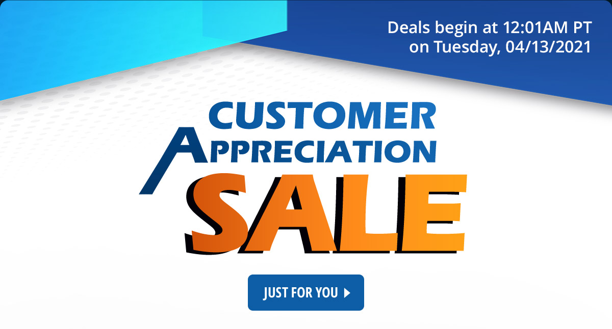 Customer Appreciation Sale