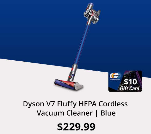 Dyson V7 Fluffy HEPA Cordless Vacuum Cleaner | Blue