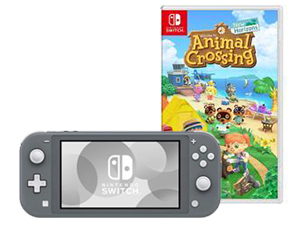 1xAnimal Crossing: New Horizons - Nintendo Switch 1xNintendo Switch Lite - Gray 