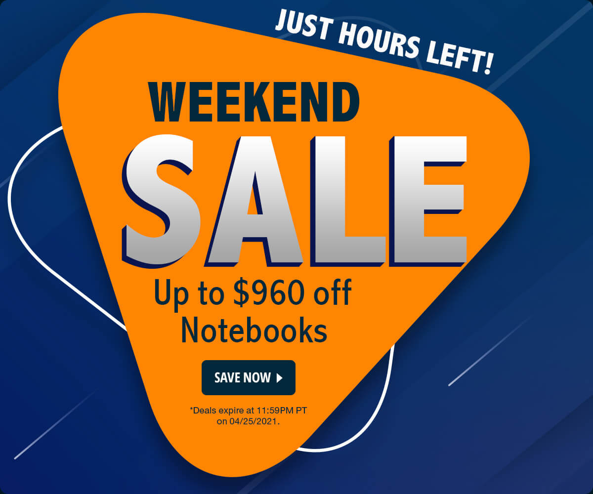 Just Hours Left! Weekend Sale