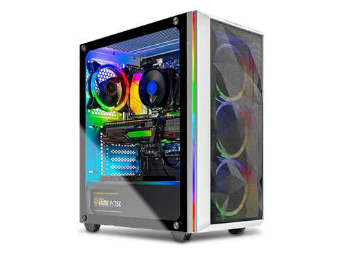Skytech Chronos Gaming PC Desktop AMD Ryzen 7 3700X 3.6GHz, 6700XT 12GB GDDR6, 16GB DDR4 3200, 1TB SSD, B550M MB, 750W Gold PSU, ARGB Fans, AC WiFi, Windows 10 Home 64-bit