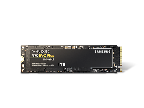 SAMSUNG 970 EVO PLUS M.2 2280 1TB PCIe Gen 3.0 x4, NVMe 1.3 V-NAND 3-bit MLC Internal SSD