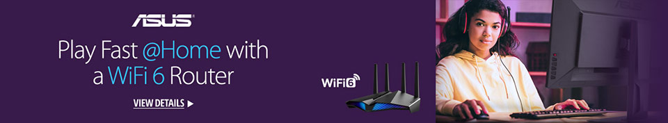 Play Fast @ home with a WiFi 6 Router