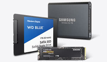 Internal and External SSDs