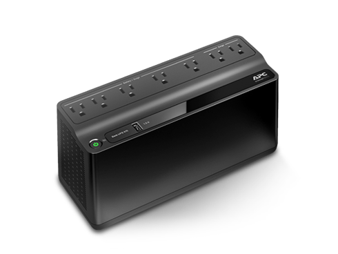 APC BE670M1 675 VA 360 Watts 7 Outlets Uninterruptible Power Supply (UPS) with USB Charging Port