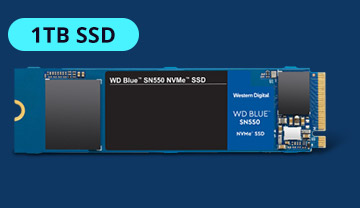 $99.99 WD Blue 1TB NVMe M.2 2280 SSD