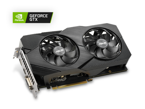 ASUS GeForce GTX 1660 Super Overclocked 6GB Dual-fan EVO Edition VR Ready HDMI DisplayPort DVI Graphics Card