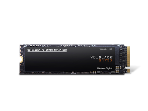 WD BLACK SN750 NVMe M.2 2280 500GB PCI-Express 3.0 x4 64-layer 3D NAND Internal Solid State Drive