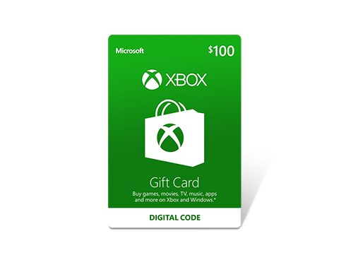 Xbox Gift Card $100 US (Email Delivery)