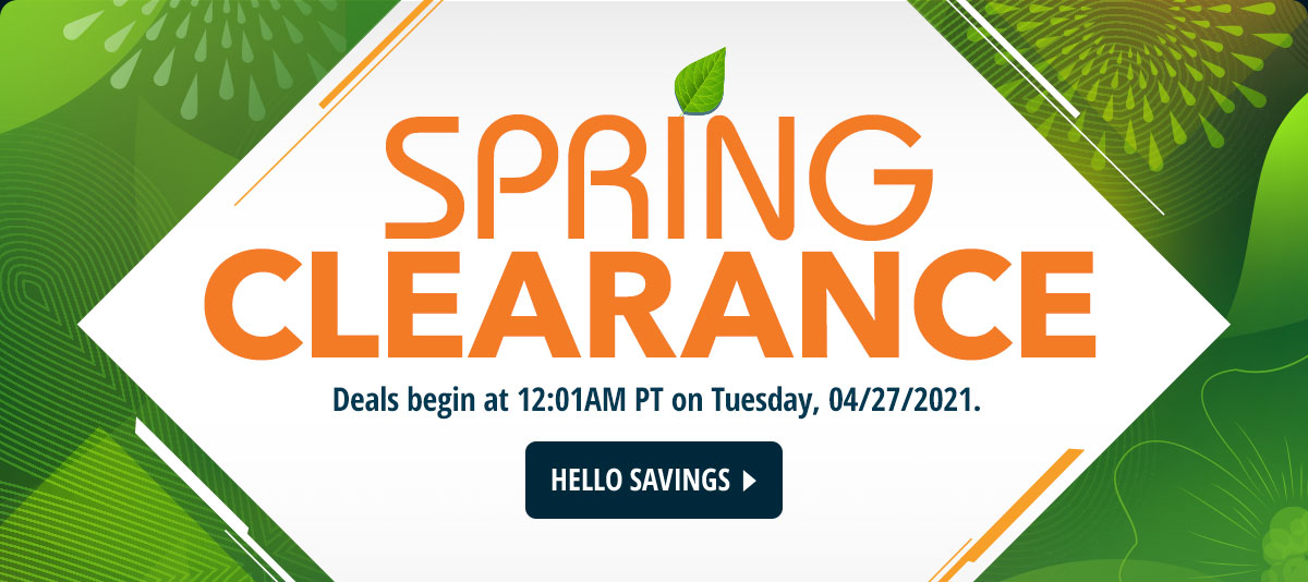 Spring Clearance