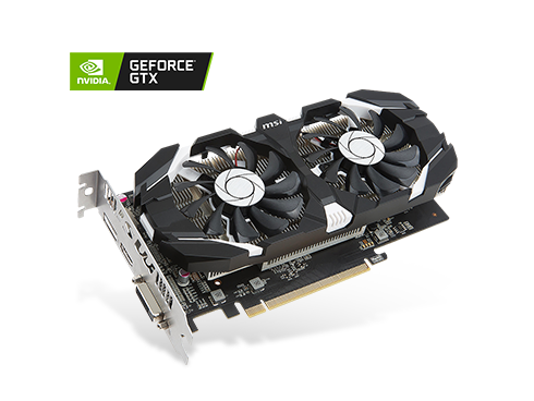 MSI GeForce GTX 1050 Ti DirectX 12 GTX 1050 Ti 4GT OC Video Card