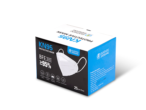 GS KN95 Protective Mask, 25pcs per Box
