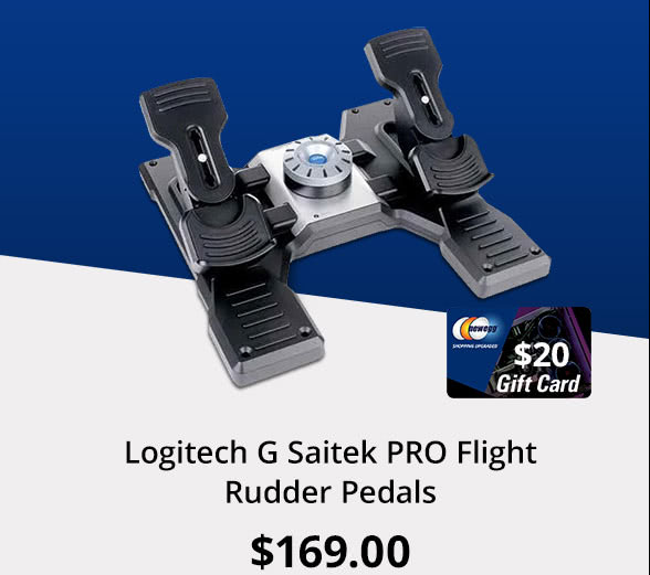 Logitech G Saitek PRO Flight Rudder Pedals