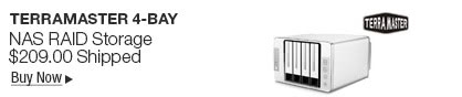 Newegg Flash - Terramaster 4-Bay NAS RAID Storage