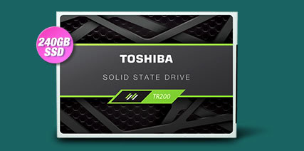 Toshiba OCZ TR200 Series 2.5" 240GB SATA 64-Layer 3D BiCS Internal Solid State Drive
