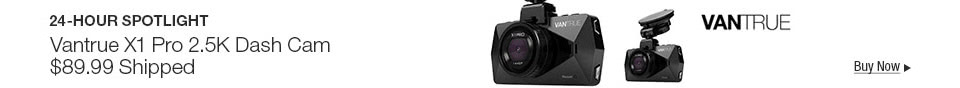 24-Hour Spotlight - Vantrue X1 Pro 2.5K Dash Cam
