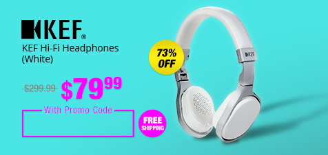 KEF Hi-Fi Headphones (White)