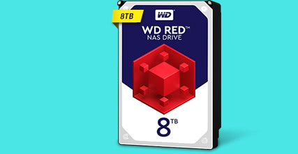 WD Red 8TB NAS Hard Disk Drive - 5400 RPM Class SATA 6Gb/s 256MB Cache 3.5 Inch