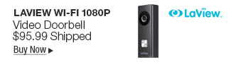 Newegg Flash - LaView Wi-Fi 1080P Video Doorbell