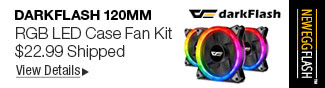 Newegg Flash - DarkFlash 120MM RGB LED Case Fan Kit