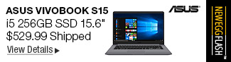 Newegg Flash - ASUS vivobook S15