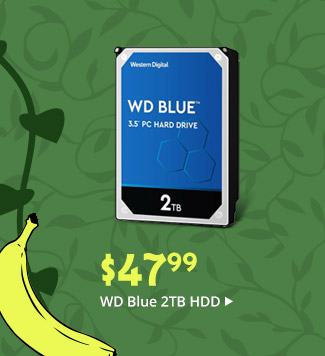 $47.99 WD Blue 2TB HDD 