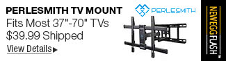 Newegg Flash -PERLESMITH TV Mount Fits Most 37"-70" TVs