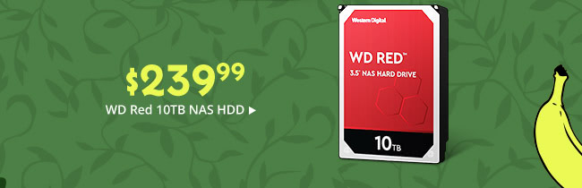 $239.99 WD Red 10TB NAS HDD