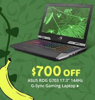 $700 Off ASUS ROG G703 17.3" 144Hz G-Sync Gaming Laptop