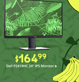 $164.99 Dell P2419HC 24â IPS Monitor 