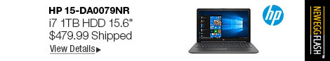 Newegg Flash - HP 15-da0079nr i7 1TB HDD 15.6"