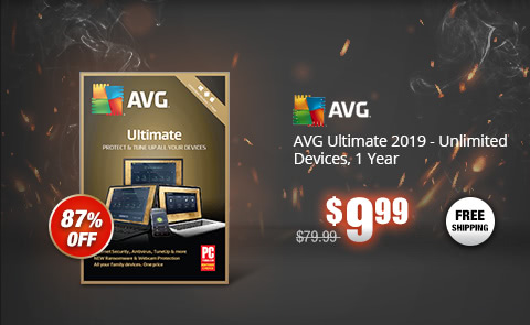 AVG Ultimate 2019 - Unlimited Devices, 1 Year