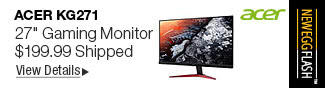 Newegg Flash - Acer KG271 27" Gaming Monitor