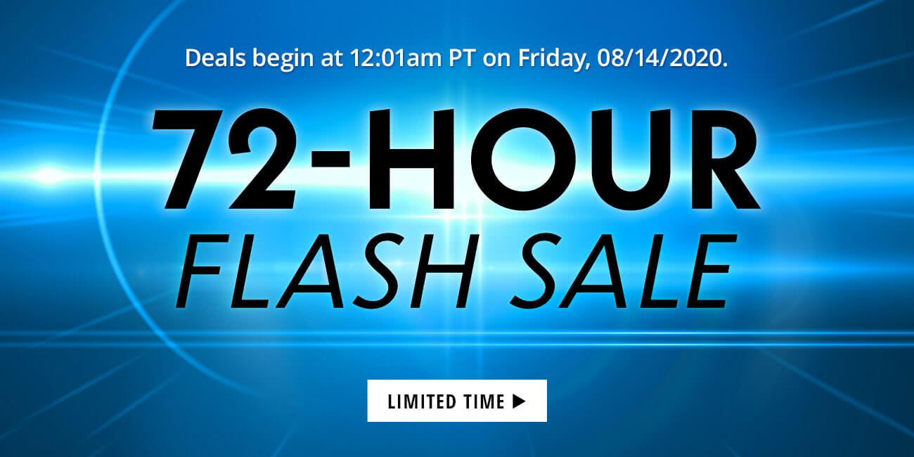 72-HOUR FLASH SALE