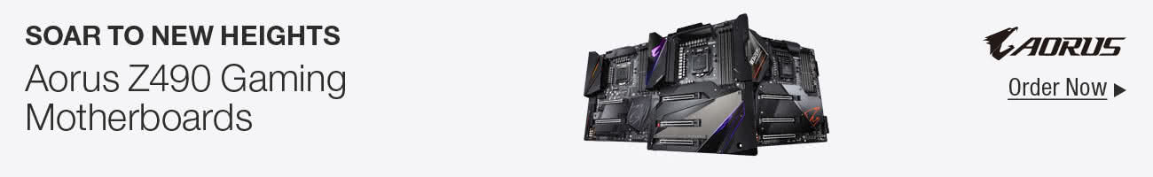 Aorus - Soar to new heights Aorus Z490 Gaming Motherboards