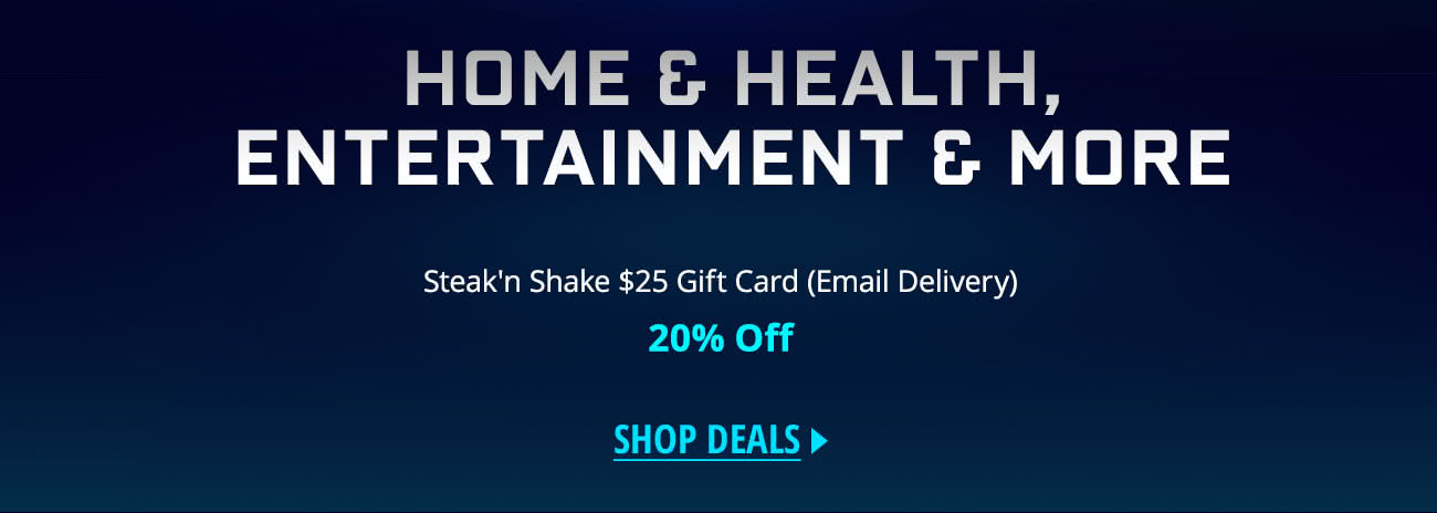 20% Off Steak'n Shake $25 Gift Card (Email Delivery)