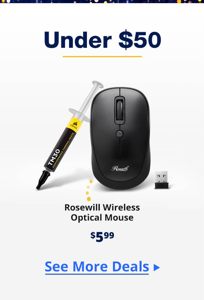 $5.99 Rosewill Wireless Optical Mouse