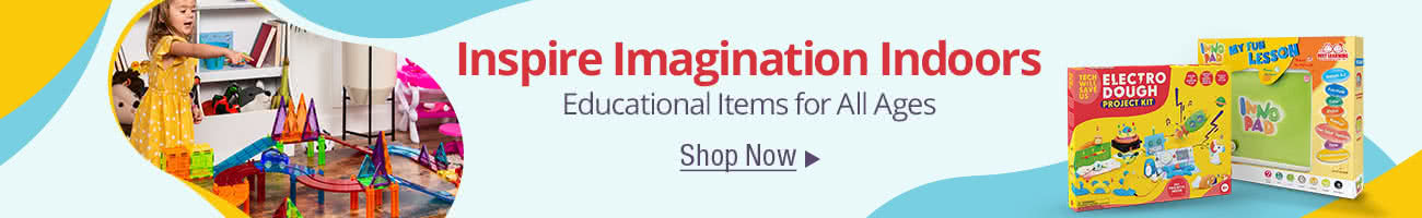 Inspire Imagination Indoors -- Educational Items for All Ages