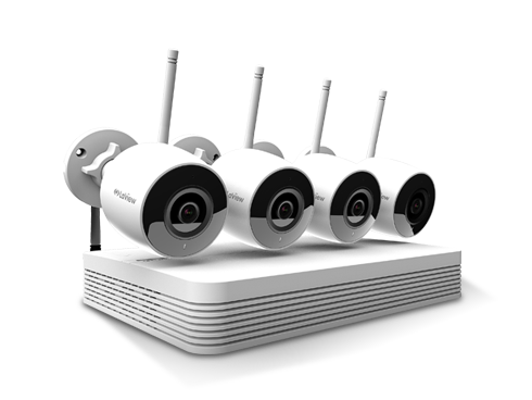 LaView Wi-Fi Wireless 1080p IP Camera Security System,  4x 1080p Bullet FHD IP Cameras (HDD Sold Separately)